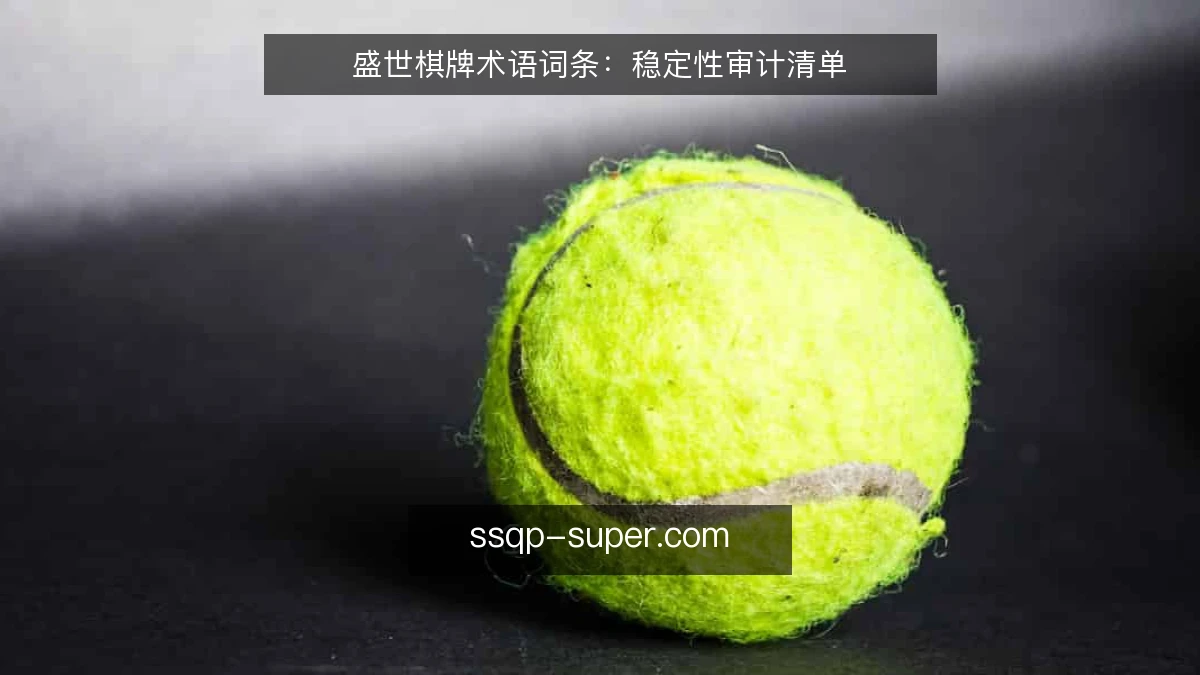 盛世棋牌术语词条：稳定性审计清单